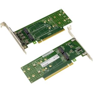 Kalea-Informatique Carte Contrôleur Pcie 4.0 X16 Pour 4 Ssd M.2 Nvme M Key Double Face - Publicité Kalea-Informatique Carte Contrôleur Pcie 4.0 X16 Pour 4 Ssd M.2 Nvme M Key Double Face - Publicité