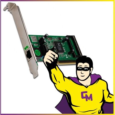 Carte Réseau Digitus Dn-10110 Pci Rj45 Pci High Profile - Publicité Carte Réseau Digitus Dn-10110 Pci Rj45 Pci High Profile - Publicité