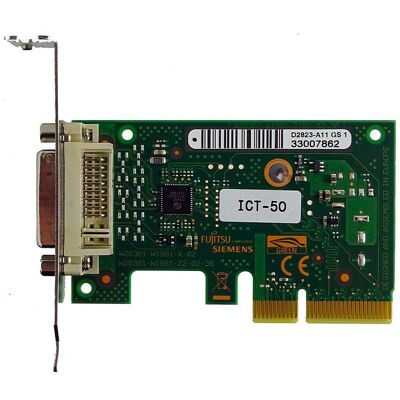 Fujitsu Siemens D2823-A11 Carte Pci-E X1 Port Aggiuntiva D'Expansion Vidéo Dvi Écran - Publicité Fujitsu Siemens D2823-A11 Carte Pci-E X1 Port Aggiuntiva D'Expansion Vidéo Dvi Écran - Publicité