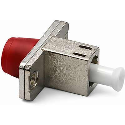 Sans Marque Adaptateur Hybride Qoltec Lc/upc - Fc/upc Simplex Monomode - Publicité Sans Marque Adaptateur Hybride Qoltec Lc/upc - Fc/upc Simplex Monomode - Publicité
