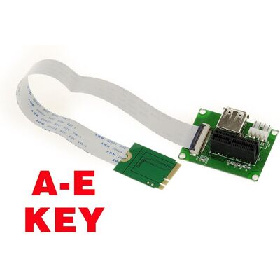 Adaptateur PCIe M.2 NGFF E/a Kalea-Informatique - Carte Informatique - Publicité Adaptateur PCIe M.2 NGFF E/a Kalea-Informatique - Carte Informatique - Publicité