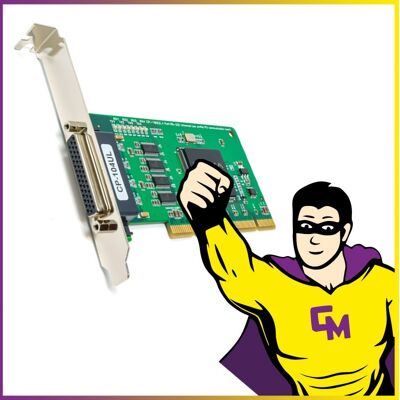 Carte Multiport Série Moxa Cp-104ulport Db‑44 (Hd‑44) Pci Low Profile - Publicité Carte Multiport Série Moxa Cp-104ulport Db‑44 (Hd‑44) Pci Low Profile - Publicité