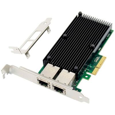 Sans Marque Carte Réseau Double 10gbe Mc-Pciex4-X550-T2 - Publicité Sans Marque Carte Réseau Double 10gbe Mc-Pciex4-X550-T2 - Publicité