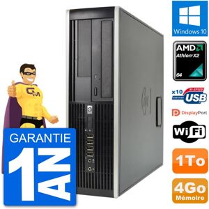 Pc Hp 6005 Sff Amd Athlon Ii X2 B24 Ram 4go Disque Dur 1to Windows 10 Wifi - Publicité Pc Hp 6005 Sff Amd Athlon Ii X2 B24 Ram 4go Disque Dur 1to Windows 10 Wifi - Publicité