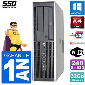 Pc Hp 6305 Pro Sff Amd A4-5300b Ram 32go Ssd 240go Windows 10 Wifi - Publicité Pc Hp 6305 Pro Sff Amd A4-5300b Ram 32go Ssd 240go Windows 10 Wifi - Publicité