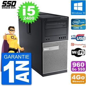 Pc Tour Dell Optiplex 7010 Intel Core I5-2400 Ram 4go Ssd 960go Windows 10 Wifi - Publicité Pc Tour Dell Optiplex 7010 Intel Core I5-2400 Ram 4go Ssd 960go Windows 10 Wifi - Publicité