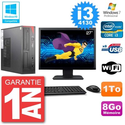 Fujitsu Siemens Pc Fujitsu Esprimo E520 Ecran 27\" I3-4130 Ram 8go Disque 1to Graveur Dvd Wifi W7 - Publicité Fujitsu Siemens Pc Fujitsu Esprimo E520 Ecran 27\" I3-4130 Ram 8go Disque 1to Graveur Dvd Wifi W7 - Publicité