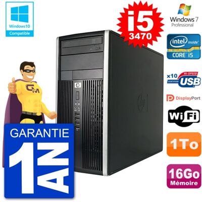HP - 6300 MT - i5-3470 16GB - 1TB DVD WiFi W7 - Desktop PC - Publicité HP - 6300 MT - i5-3470 16GB - 1TB DVD WiFi W7 - Desktop PC - Publicité