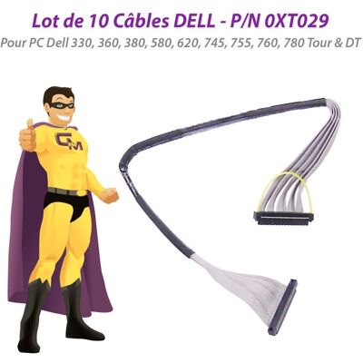 Lot X10 Câbles Panel Dell 0xt029 Xt029 330 360 380 580 620 745 755 760 780 Mt Dt - Publicité Lot X10 Câbles Panel Dell 0xt029 Xt029 330 360 380 580 620 745 755 760 780 Mt Dt - Publicité