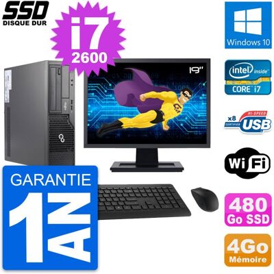 Fujitsu Siemens - E500 E85+ - 19in - i7-2600 - 4GB RAM - Publicité Fujitsu Siemens - E500 E85+ - 19in - i7-2600 - 4GB RAM - Publicité