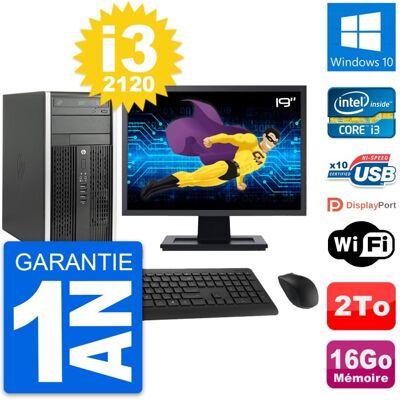 HP - 6300 - i3-2120 - 16GB RAM - ordinateur de bureau - Publicité HP - 6300 - i3-2120 - 16GB RAM - ordinateur de bureau - Publicité