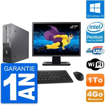 Fujitsu Siemens Pc Fujitsu E500 Dt Ecran 27\" Intel G630 Ram 4go Disque Dur 1to Windows 10 Wifi - Publicité Fujitsu Siemens Pc Fujitsu E500 Dt Ecran 27\" Intel G630 Ram 4go Disque Dur 1to Windows 10 Wifi - Publicité