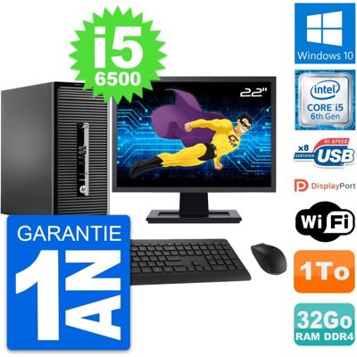 HP - 400 G3 MT - i5-6500 - 32GB RAM - Desktop PC - Publicité HP - 400 G3 MT - i5-6500 - 32GB RAM - Desktop PC - Publicité