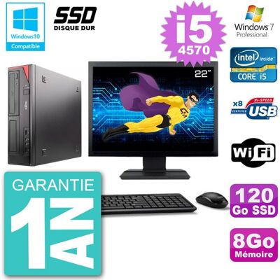 Fujitsu Siemens - Esprimo E520 - i5-4570 - 22in - Desktop - Publicité Fujitsu Siemens - Esprimo E520 - i5-4570 - 22in - Desktop - Publicité