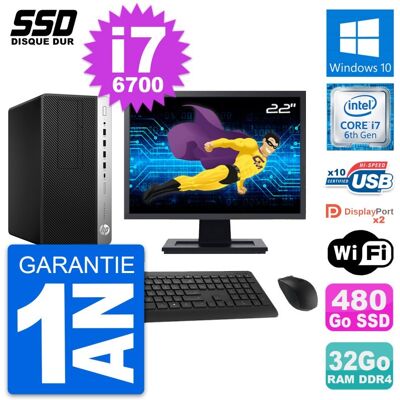 HP - ProDesk 600 G3 - i7-6700 - 32GB RAM - Ordinateur de bureau - Publicité HP - ProDesk 600 G3 - i7-6700 - 32GB RAM - Ordinateur de bureau - Publicité