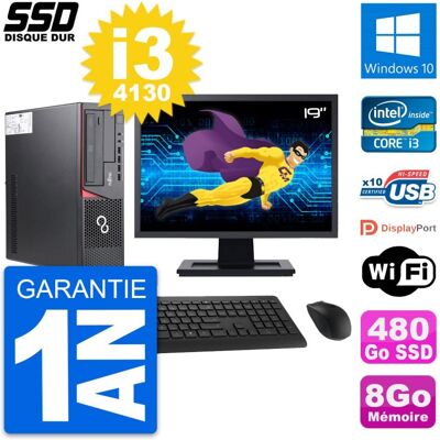 Fujitsu Siemens - E720 E85+ Dt - Core i3-4130 - SSD 480GB - Desktop computer - Publicité Fujitsu Siemens - E720 E85+ Dt - Core i3-4130 - SSD 480GB - Desktop computer - Publicité