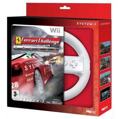Acer Ferrari Challenge + Volant / Nintendo Wii / Neuf & Scellé / Version Francaise - Publicité Acer Ferrari Challenge + Volant / Nintendo Wii / Neuf & Scellé / Version Francaise - Publicité