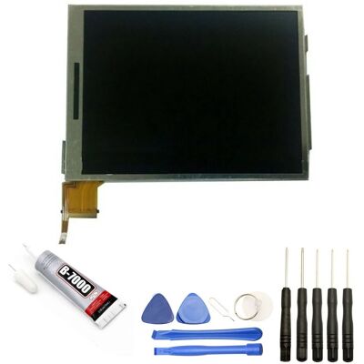 Visiodirect Ecran Lcd Bas Inferieur Pour Nintendo 3ds Xl Noir+ Outils + Colle - Publicité Visiodirect Ecran Lcd Bas Inferieur Pour Nintendo 3ds Xl Noir+ Outils + Colle - Publicité