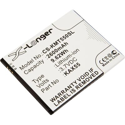 Avizar Batterie De Remplacement Pour Kazam Trooper X5.5 Li-Ion 2600mah 9,6wh, Blanc - Publicité Avizar Batterie De Remplacement Pour Kazam Trooper X5.5 Li-Ion 2600mah 9,6wh, Blanc - Publicité