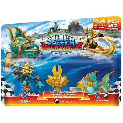 Figurine Skylanders Superchargers - Racing Pack Mer - Activision - Neuf - Rare - Publicité Figurine Skylanders Superchargers - Racing Pack Mer - Activision - Neuf - Rare - Publicité