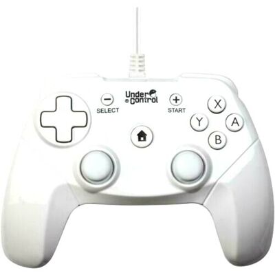 Manette Pour Nintendo Wii / Wii U Xpert Filaire - Blanche - Under Control - Neuf - Publicité Manette Pour Nintendo Wii / Wii U Xpert Filaire - Blanche - Under Control - Neuf - Publicité