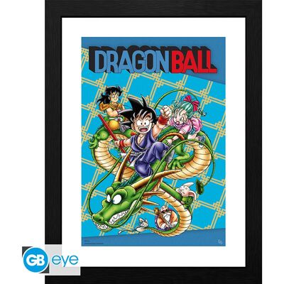 Gb Eye Dragon Ball - Impression Encadrée \"Cover\" (30x40) - Publicité Gb Eye Dragon Ball - Impression Encadrée \"Cover\" (30x40) - Publicité