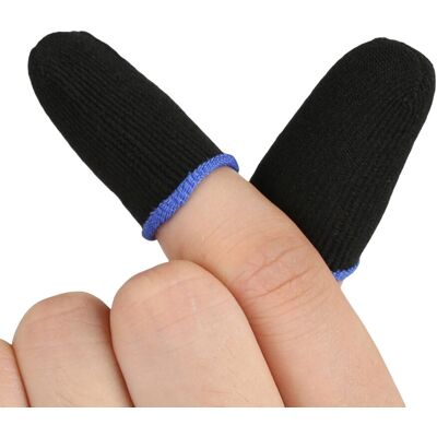 Sans Marque 10pcs Controller Finger Sleeve Touchscreen Jeu Mobile Sweatproof Gants Noir - Publicité Sans Marque 10pcs Controller Finger Sleeve Touchscreen Jeu Mobile Sweatproof Gants Noir - Publicité