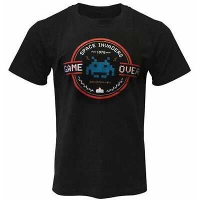 Numskull T-Shirt De Jeu Unisexe Grand Space Invaders Game Over Retro Vidéo Jeu Arcade - Publicité Numskull T-Shirt De Jeu Unisexe Grand Space Invaders Game Over Retro Vidéo Jeu Arcade - Publicité