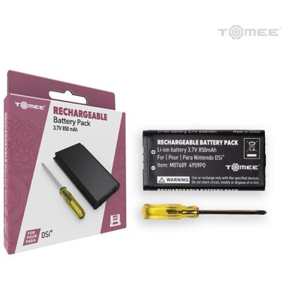 Hyperkin Tomee Pack De Batterie Rechargeable - Nintendo Dsi - Neuf - Publicité Hyperkin Tomee Pack De Batterie Rechargeable - Nintendo Dsi - Neuf - Publicité