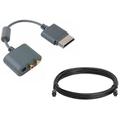 Adaptateur Toslink Samsung pour Xbox 360 - Câble optique 3m - Sortie audio - Publicité Adaptateur Toslink Samsung pour Xbox 360 - Câble optique 3m - Sortie audio - Publicité