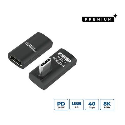 Sans Marque Adaptateur Coudé Microconnect Usb4-Ccfas-240w - Publicité Sans Marque Adaptateur Coudé Microconnect Usb4-Ccfas-240w - Publicité