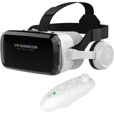 Avizar Casque Vr Smartphone Réalité Virtuelle 3d, Audio Bluetooth Shinecon G04bs - Publicité Avizar Casque Vr Smartphone Réalité Virtuelle 3d, Audio Bluetooth Shinecon G04bs - Publicité