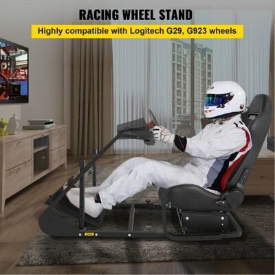 Vevor Support De Volant Rs6 Logitech G923 G29 Cockpit Réglable Jeu Course Wheel Stand - Publicité Vevor Support De Volant Rs6 Logitech G923 G29 Cockpit Réglable Jeu Course Wheel Stand - Publicité