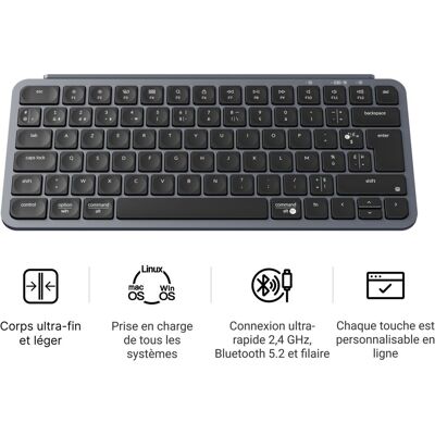 Clavier Gamer Sans Fil Keychron B1 Pro Ultra-Slim Wireless - Publicité Clavier Gamer Sans Fil Keychron B1 Pro Ultra-Slim Wireless - Publicité