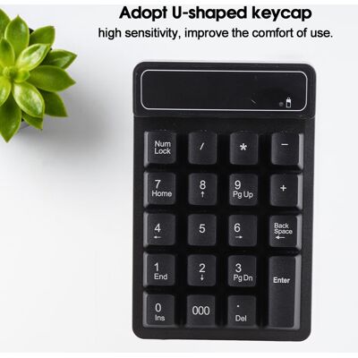 Sans Marque/générique 1 Mini Clavier Numérique Sans Fil Compact Pour Bureau - Publicité Sans Marque/générique 1 Mini Clavier Numérique Sans Fil Compact Pour Bureau - Publicité