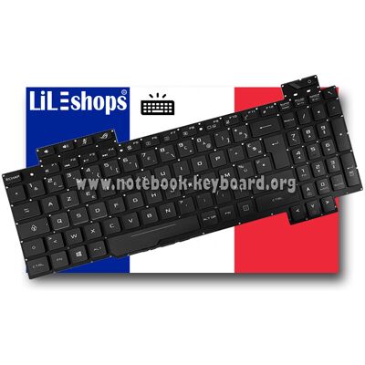 Clavier Français Orig. Asus Rog Strix Scar Gl503vm Gl503vd Gl503ge Rétroéclairé - Publicité Clavier Français Orig. Asus Rog Strix Scar Gl503vm Gl503vd Gl503ge Rétroéclairé - Publicité