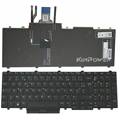 Clavier Azerty Français Pour Dell Latitude E5550 Rétroéclairage - Publicité Clavier Azerty Français Pour Dell Latitude E5550 Rétroéclairage - Publicité