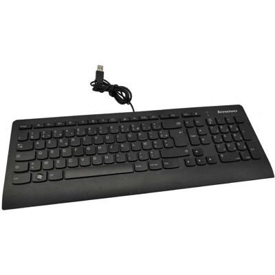 IBM Clavier Usb Pc Azerty Lenovo Ku-0989 54y9304 E8h-Ku-0989 Slim - Publicité IBM Clavier Usb Pc Azerty Lenovo Ku-0989 54y9304 E8h-Ku-0989 Slim - Publicité