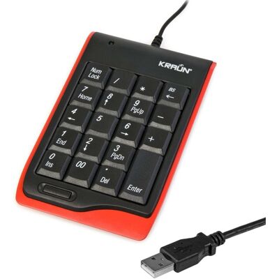 Kraun Clavier Numérique Keypad Calculatrice Usb Universelle Pc Windows Mac - Publicité Kraun Clavier Numérique Keypad Calculatrice Usb Universelle Pc Windows Mac - Publicité