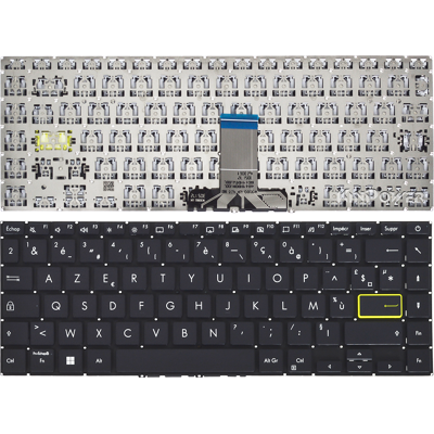 Clavier Azerty Français Pour Asus E410m E410ma - Publicité Clavier Azerty Français Pour Asus E410m E410ma - Publicité