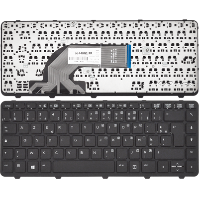 Clavier Azerty Français Pour Hp Probook 640 Series 640 G1 Avec Frame - Publicité Clavier Azerty Français Pour Hp Probook 640 Series 640 G1 Avec Frame - Publicité