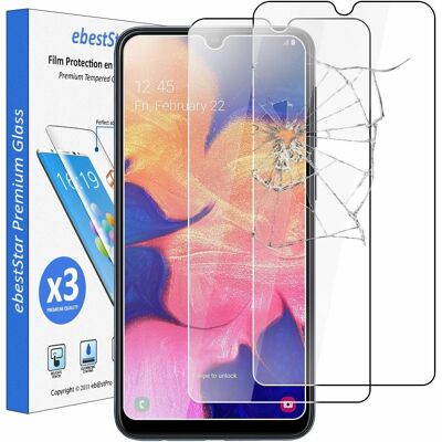 Ebeststar Packx3 Verre Tremp� Pour Samsung A10/a10s Galaxy Sm-A105f A107f Film Ecran - Publicité Ebeststar Packx3 Verre Tremp� Pour Samsung A10/a10s Galaxy Sm-A105f A107f Film Ecran - Publicité