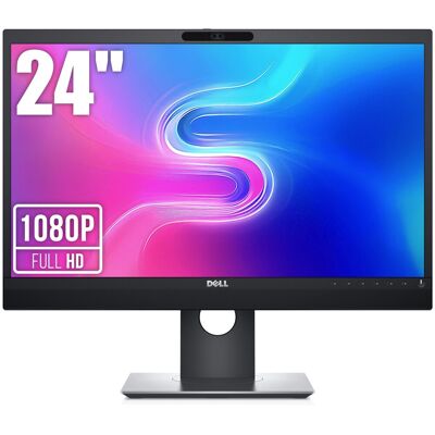 Moniteur 24” Dell P2418hzm Led Ips Fhd 1920x1080 Cam Mic Haut-Parleurs Classe A - Publicité Moniteur 24” Dell P2418hzm Led Ips Fhd 1920x1080 Cam Mic Haut-Parleurs Classe A - Publicité
