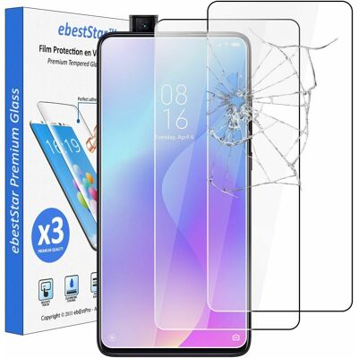 Ebeststar Packx3 Verre Trempé Xiaomi Mi 9 T Mi9 Pro K20 Film Protection Ecran Anti Casse - Publicité Ebeststar Packx3 Verre Trempé Xiaomi Mi 9 T Mi9 Pro K20 Film Protection Ecran Anti Casse - Publicité