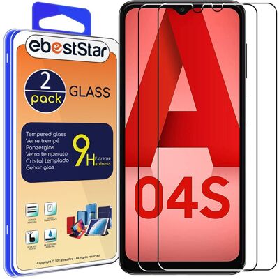 Ebeststar Packx2 Verre Trempé Samsung Galaxy A04s Sm-A047f Film Protection Ecran - Publicité Ebeststar Packx2 Verre Trempé Samsung Galaxy A04s Sm-A047f Film Protection Ecran - Publicité