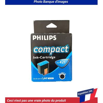 Cartouche d'encre noire Philips PFA421 - Laser, 500 pages - Publicité Cartouche d'encre noire Philips PFA421 - Laser, 500 pages - Publicité