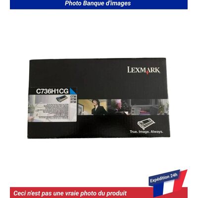 C736h1cg Lexmark C736dn Cartouche De Toner Cyan - Publicité C736h1cg Lexmark C736dn Cartouche De Toner Cyan - Publicité
