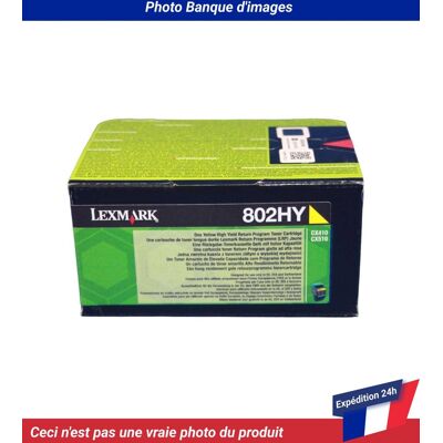 80c2hy0 Lexmark Cx510de Cartouche De Toner Jaune - Publicité 80c2hy0 Lexmark Cx510de Cartouche De Toner Jaune - Publicité