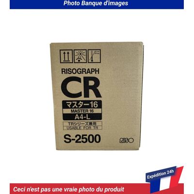 S-2500 Riso Cr-1610 Rouleaux Master - Publicité S-2500 Riso Cr-1610 Rouleaux Master - Publicité