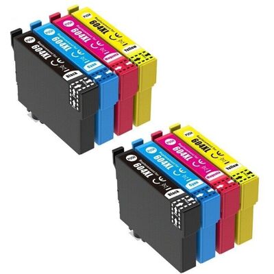 Pack de 4 cartouches d'encre compatibles Epson 604XL - Noir, Cyan, Magenta, Jaune - Publicité Pack de 4 cartouches d'encre compatibles Epson 604XL - Noir, Cyan, Magenta, Jaune - Publicité